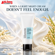 Adilsons creative for COSRX Ultimate Nourishing Rice Overnight Spa Mask 60ml — WHEN A LIGHT NIGHT CREAM DOESN'T FEEL ENOUGH.