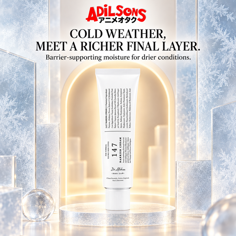 Dr.Althea 147 Barrier Cream 50ml ad: COLD WEATHER, MEET A RICHER FINAL LAYER.