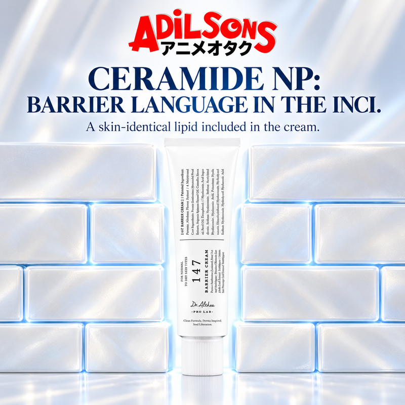Dr.Althea 147 Barrier Cream 50ml ad: CERAMIDE NP: BARRIER LANGUAGE IN THE INCI.