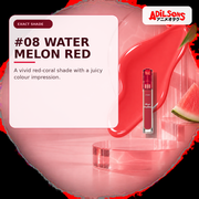Adilsons Beauty creative for ETUDE Dear Darling Water Gel Tint #08 Water Melon Red 5g — Exact Water Melon Red shade.