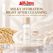 Light milky hydration right after cleansing