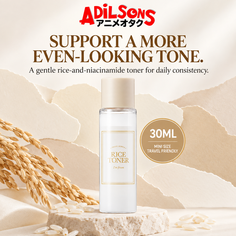 Daily rice-and-niacinamide support for a more even-looking tone