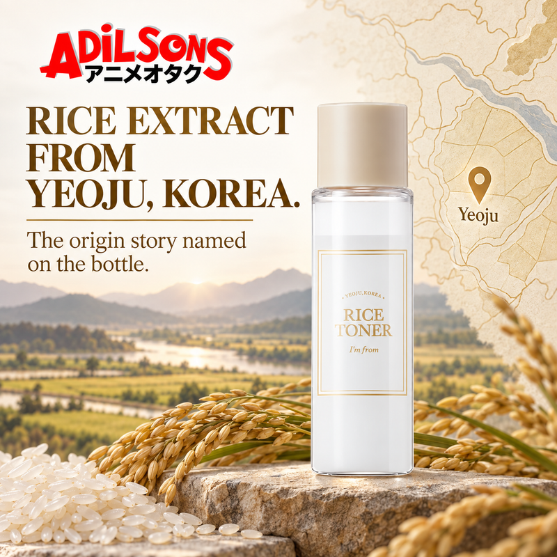 Rice extract from Yeoju, Korea, as named on the bottle
