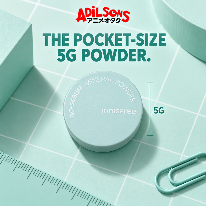 Adilsons creative for INNISFREE No-Sebum Mineral Powder 5g — THE POCKET-SIZE 5G POWDER.