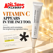 MARY&MAY Tranexamic Acid + Glutathione Eye Cream creative: VITAMIN C APPEARS IN THE INCI TOO.