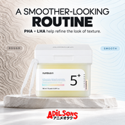 NUMBUZIN No.5 Vitamin-Niacinamide Concentrated Pad in a PHA and LHA contour map