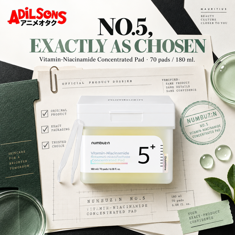 NUMBUZIN No.5 Vitamin-Niacinamide Concentrated Pad in a exact-product archival dossier