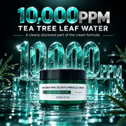 Adilsons Beauty SOME BY MI AHA BHA PHA 30 Days Miracle Cream 60g ad: 10,000PPM TEA TREE LEAF WATER / A clearly disclosed part of the cream formula.