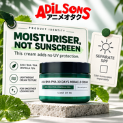 Adilsons Beauty SOME BY MI AHA BHA PHA 30 Days Miracle Cream 60g ad: MOISTURISER, NOT SUNSCREEN / This cream adds no UV protection.