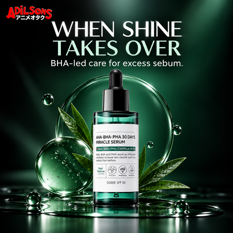 Adilsons Beauty creative for SOME BY MI AHA BHA PHA 30 Days Miracle Serum: Purchase for excess-sebum care