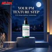 Adilsons Beauty creative for SOME BY MI AHA BHA PHA 30 Days Miracle Serum: Clear fit as a pre-moisturiser evening serum