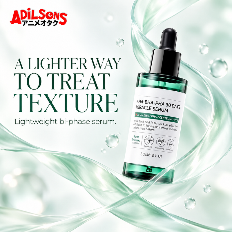 Adilsons Beauty creative for SOME BY MI AHA BHA PHA 30 Days Miracle Serum: Purchase for lightweight serum feel