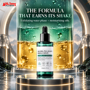 Adilsons Beauty creative for SOME BY MI AHA BHA PHA 30 Days Miracle Serum: Vegetable oils contribute a moisturising feel in the bi-phase formula