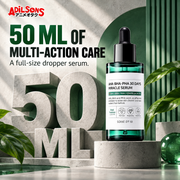 Adilsons Beauty creative for SOME BY MI AHA BHA PHA 30 Days Miracle Serum: Exact 50ml format as a practical full-size serum