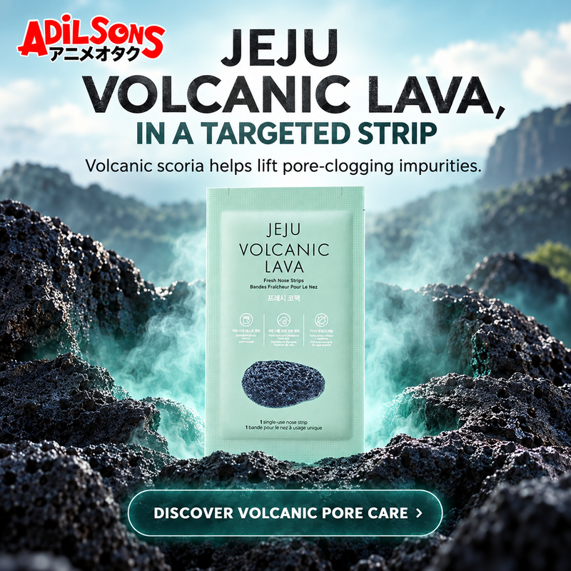Adilsons creative for The Face Shop Jeju Volcanic Lava Fresh Nose Strips 7ea — JEJU VOLCANIC LAVA, IN A TARGETED STRIP