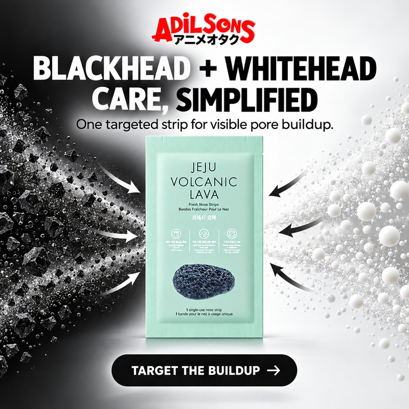 Adilsons creative for The Face Shop Jeju Volcanic Lava Fresh Nose Strips 7ea — BLACKHEAD + WHITEHEAD CARE, SIMPLIFIED