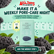 Adilsons creative for The Face Shop Jeju Volcanic Lava Fresh Nose Strips 7ea — MAKE IT A WEEKLY PORE-CARE NIGHT