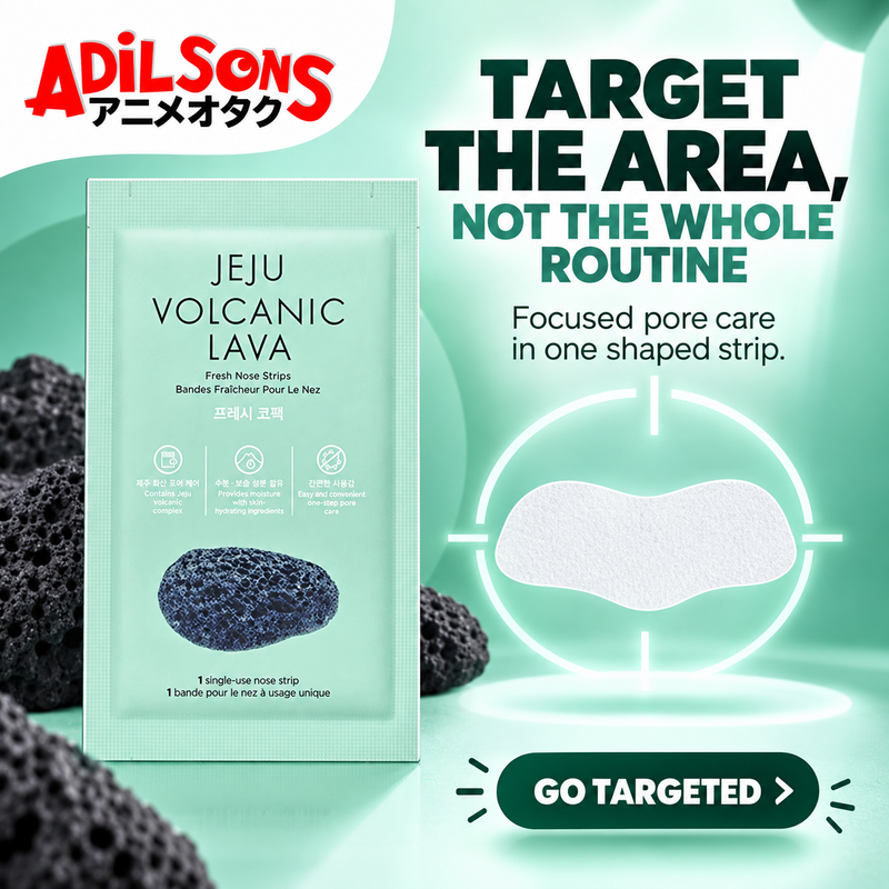 Adilsons creative for The Face Shop Jeju Volcanic Lava Fresh Nose Strips 7ea — TARGET THE AREA, NOT THE WHOLE ROUTINE