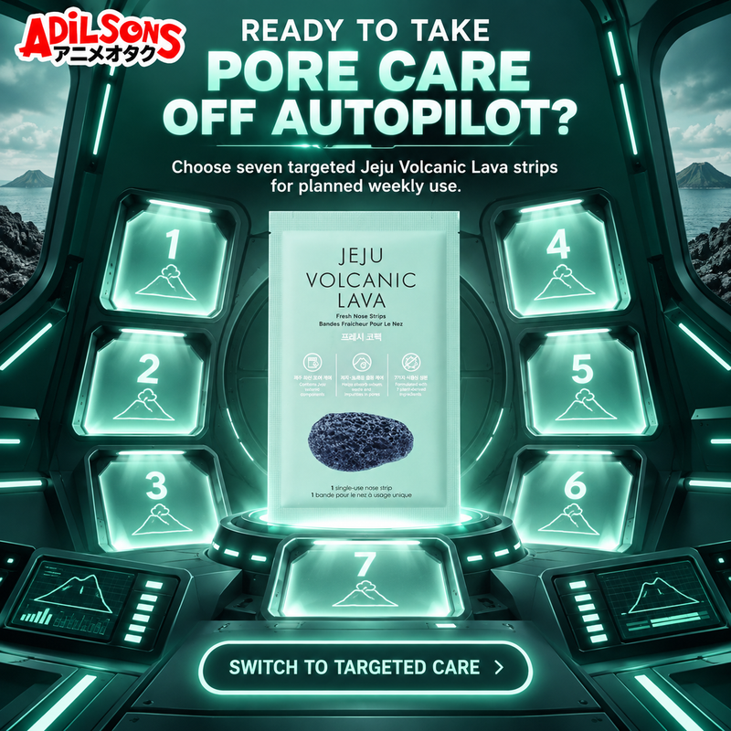 Adilsons creative for The Face Shop Jeju Volcanic Lava Fresh Nose Strips 7ea — READY TO TAKE PORE CARE OFF AUTOPILOT?