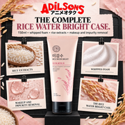 THE FACE SHOP Rice Water Bright Facial Foaming Cleanser 150ml creative: THE COMPLETE RICE WATER BRIGHT CASE.