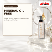 Rice Water Bright Rich Cleansing Oil in an airy mineral-oil-free campaign concept.
