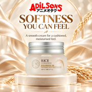 The Face Shop Rice & Ceramide Moisturizing Cream 50 ml in a soft satin ribbons