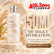 Adilsons creative for The Face Shop Rice & Ceramide Moisturizing Toner 150ml — 150ML OF MILKY HYDRATION