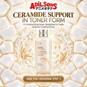 Adilsons creative for The Face Shop Rice & Ceramide Moisturizing Toner 150ml — CERAMIDE SUPPORT IN TONER FORM
