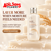 Adilsons creative for The Face Shop Rice & Ceramide Moisturizing Toner 150ml — LAYER MORE WHEN MOISTURE FEELS NEEDED