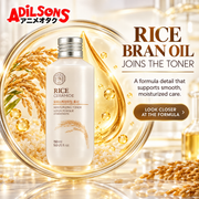 Adilsons creative for The Face Shop Rice & Ceramide Moisturizing Toner 150ml — RICE BRAN OIL JOINS THE TONER