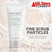 Adilsons creative for THE FACE SHOP White Seed Exfoliating Cleansing Foam 150ML — FINE SCRUB PARTICLES