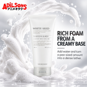 Adilsons creative for THE FACE SHOP White Seed Exfoliating Cleansing Foam 150ML — RICH FOAM FROM A CREAMY BASE