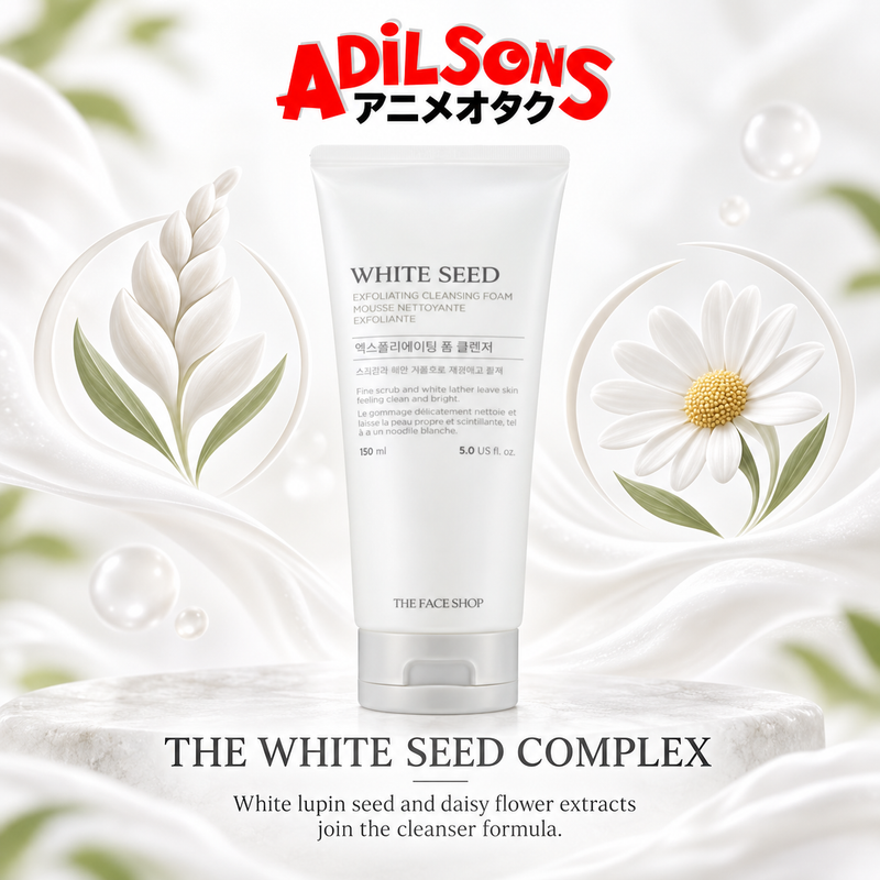 Adilsons creative for THE FACE SHOP White Seed Exfoliating Cleansing Foam 150ML — THE WHITE SEED COMPLEX