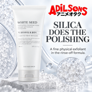 Adilsons creative for THE FACE SHOP White Seed Exfoliating Cleansing Foam 150ML — SILICA DOES THE POLISHING