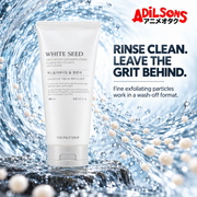 Adilsons creative for THE FACE SHOP White Seed Exfoliating Cleansing Foam 150ML — RINSE CLEAN. LEAVE THE GRIT BEHIND.