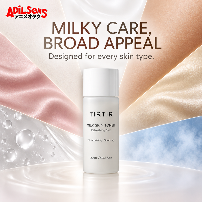 Adilsons Beauty TIRTIR Milk Skin Toner 20ml creative: Purchase for all-skin-type formula positioning