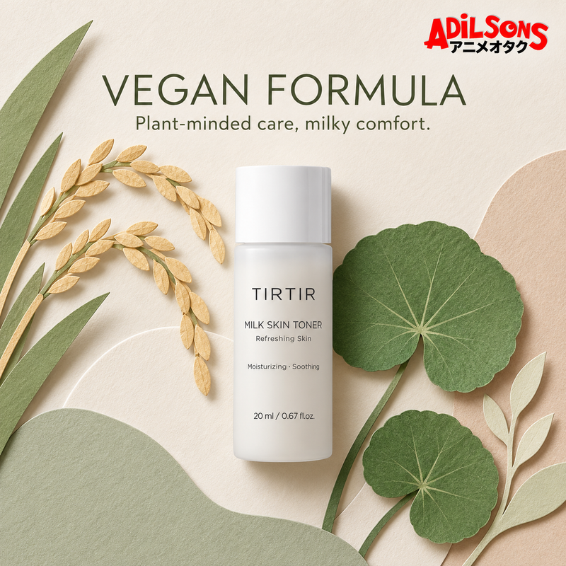 Adilsons Beauty TIRTIR Milk Skin Toner 20ml creative: Purchase for vegan formula preference
