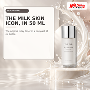 Adilsons Beauty creative for TIRTIR Milk Skin Toner 50ml — Exact 50ml format.