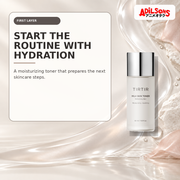 Adilsons Beauty creative for TIRTIR Milk Skin Toner 50ml — First hydration layer.