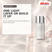 Adilsons Beauty creative for TIRTIR Milk Skin Toner 50ml — Adjustable application.