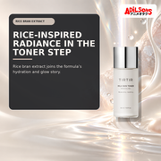 Adilsons Beauty creative for TIRTIR Milk Skin Toner 50ml — Rice bran extract.