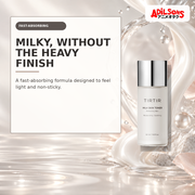 Adilsons Beauty creative for TIRTIR Milk Skin Toner 50ml — Light finish.