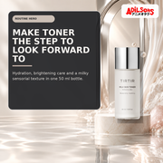 Adilsons Beauty creative for TIRTIR Milk Skin Toner 50ml — Hero purchase case.