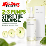 Anua Heartleaf Pore Control Cleansing Oil 200ml creative: 2–3 PUMPS START THE CLEANSE.