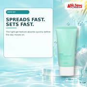 Adilsons Beauty creative for A'pieu Pure Block Aqua Sun Gel SPF50+ PA+++ 50ml — Quick absorption.
