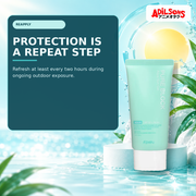 Adilsons Beauty creative for A'pieu Pure Block Aqua Sun Gel SPF50+ PA+++ 50ml — Outdoor reapplication.