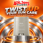 Adilsons Beauty creative for Abib Airy Sunstick Smoothing Bar 23g: Twist Up Your Sun Care.