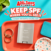 Adilsons Beauty creative for Abib Airy Sunstick Smoothing Bar 23g: Keep SPF Where You'll See It.