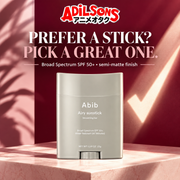 Adilsons Beauty creative for Abib Airy Sunstick Smoothing Bar 23g: Prefer a Stick? Pick a Great One..