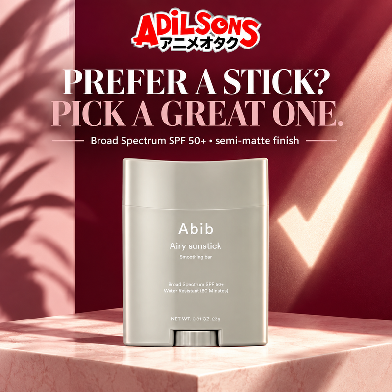 Adilsons Beauty creative for Abib Airy Sunstick Smoothing Bar 23g: Prefer a Stick? Pick a Great One..